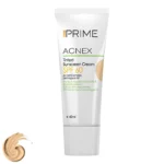 کرم ضد آفتاب Acnex پرایم | SPF 60 | حجم 40 میلی لیتر | بژ روشن