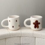 ماگ سرامیکی دست ساز | بوهو | ست کریسمس | ست دو عددی