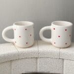 ماگ سرامیکی دست ساز | بوهو | ست ولنتاین | ست دو عددی