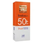 کرم ژل ضد آفتاب ساین اسکین | 50+ SPF | رنگی (لایت) | مناسب پوست چرب