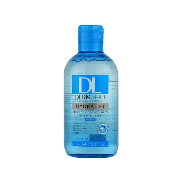 محلول پاک کننده آرایش صورت درمالیفت | مدل HYDRALIFT | حجم 250 میلی لیتر
