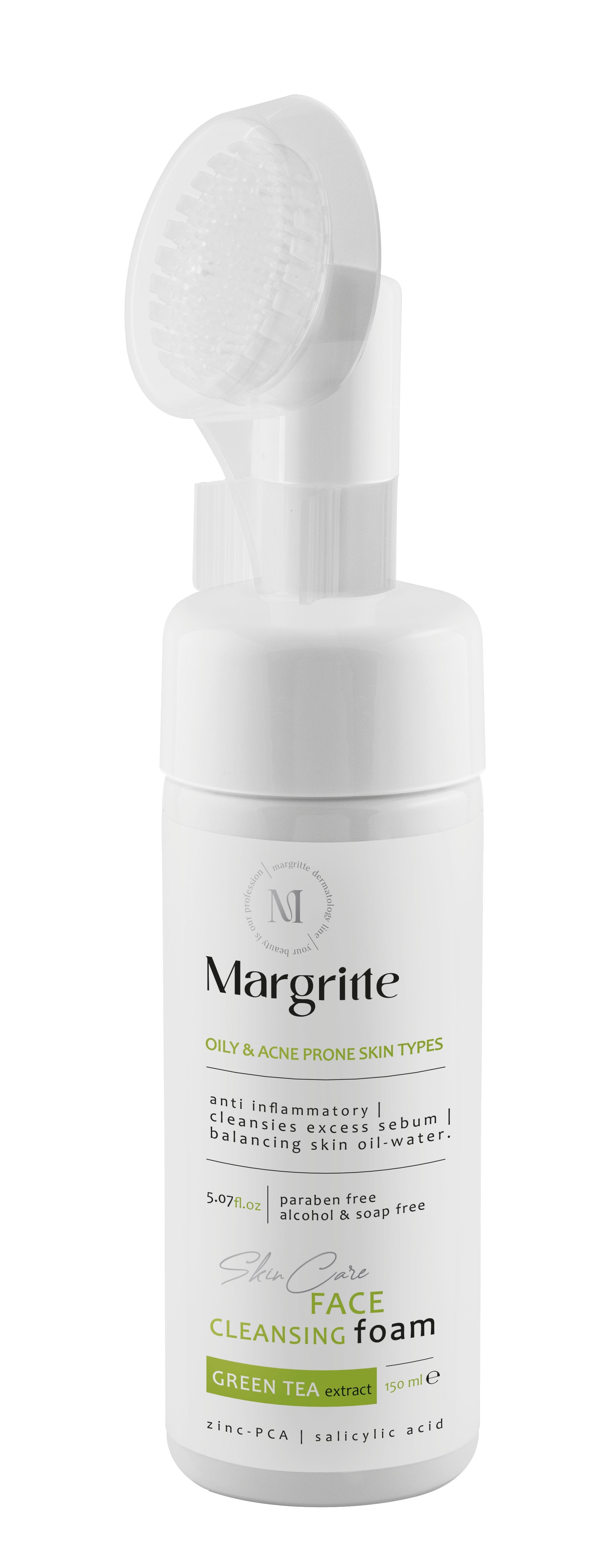 720c7c8e-d36e-4921-85e0-4032e3e5ac82.jpg فوم شستشوی صورت پوست چرب و مستعد آکنه مارگریت | حجم 150 میلی لیتر - Image 1