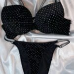 ست لباس زیر | ابری | مخمل نگین دار