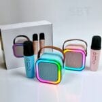 اسپیکر بلوتوثی | با دو عدد میکروفون | قابل حمل | مدل K12