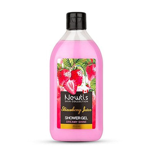 شامپو بدن کرمی توت فرنگی نیوتیس | Newtis Strawberry Creamy Shower Gel