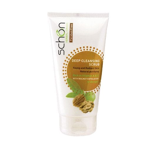 کرم اسکراب (لایه بردار) گردو شون | Schon Deep Cleansing Scrub With Walnut Exfoliator