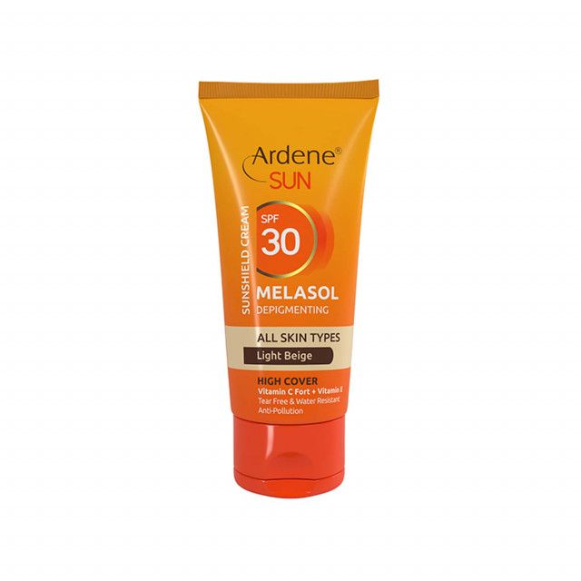 کرم ضد آفتاب آردن​ | Melasol |SPF 30​ | حجم 50 میلی لیتر | بژ روشن