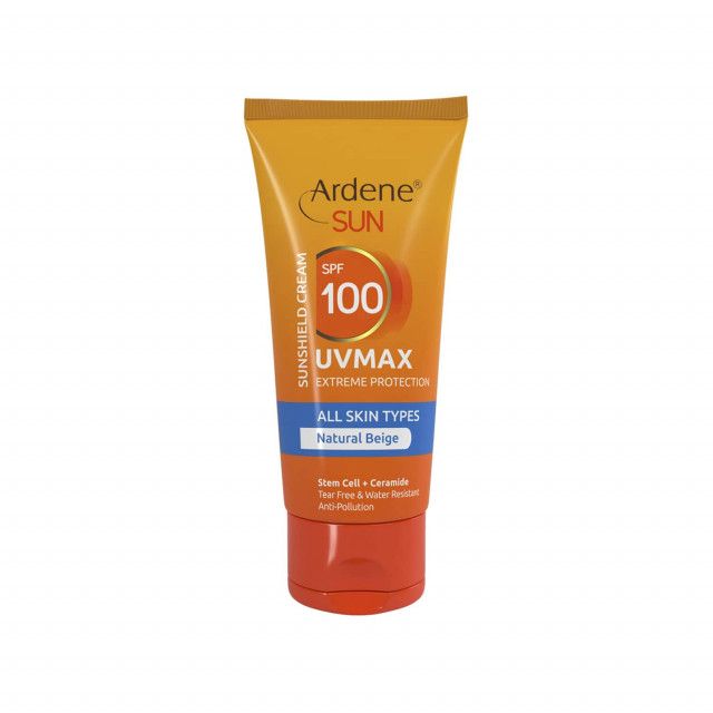 کرم ضد آفتاب آردن | UV MAX SPF 100 | حجم 50 میلی لیتر | بژ طبیعی