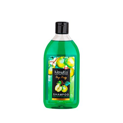 شامپو سیب سبز دیپ پیوریفای نیوتیس | Newtis deep purity shampoo apple green 400 ml | حجم 400 میلی لیتر