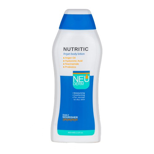 لوسیون بدن نئودرم | مدل Nutritic | مناسب پوست های نرمال تا خشک|Neuderm Nutritic Body Lotion For Normal To Dry Skin