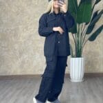 ست مانتو شلوار کارگو