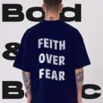 تیشرت باکس فیت | طرح Feith over Fear