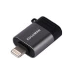 مبدل USB به لایتنینگ |کلومن | مدل K-OT15 | خاکستری