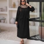 سارافون و کت دکمه ریز