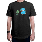 تیشرت برنامه نویسی طرح Sweaty Gopher
