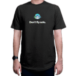 تیشرت برنامه نویسی طرح dont fly solo
