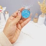 سایه گلیتری چشم و بدن گل فلور دایره ای کد GF462