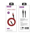 کابل تبدیل USB به لایتنینگ کلومن مدل kd-40 طول 1 متر قرمز