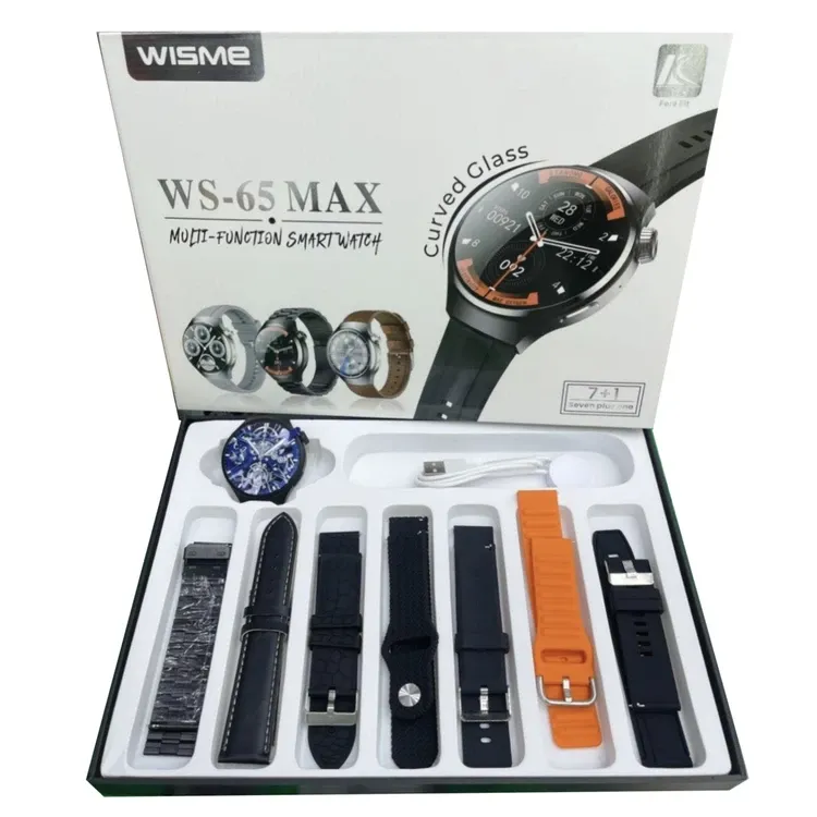 ساعت هوشمند صفحه گرد مدل WS-65 Max