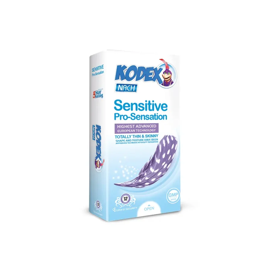 کاندوم کدکس مدل Sensitive Pro-Sensation بسته 12 عددی - Image 1