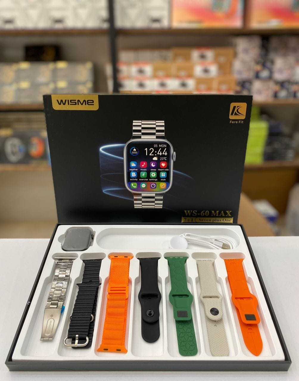 5a04eff9-27f9-4439-ae02-2f3746250174 ساعت هوشمند طرح اپل واچ WS-60 Max - Image 1