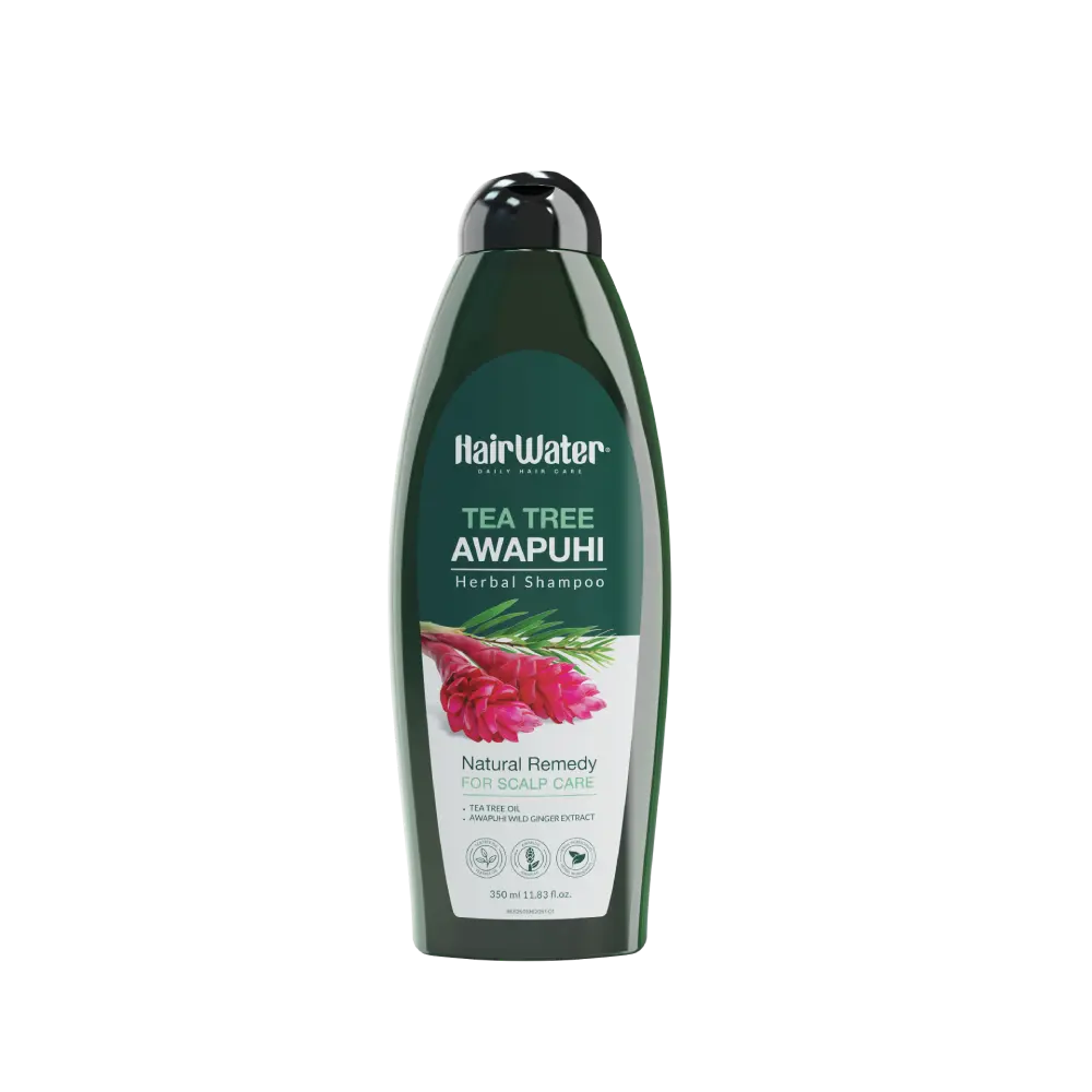 HairWater_AWAPUHI-SHAMPOO_ScalpCare.1 شامپو با عصاره آواپوهی و روغن درخت چای هیرواتر - Image 1
