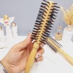 برس مو نسوز چوبی مدل پیچی