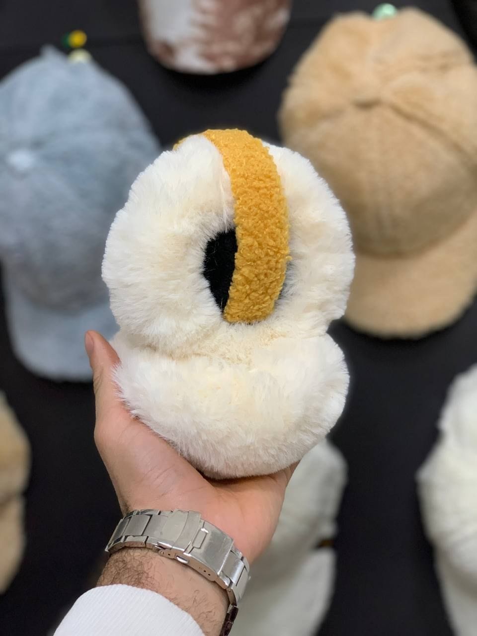 8b486a86-74b5-4d9f-8495-8b6f27b7767a گوشگیر خرگوشی دسته مخمل - Image 1