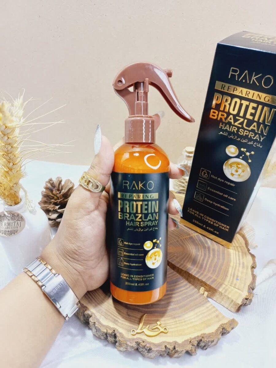 اسپری دو فاز مدل پروتئین برازلان PROTEIN BRAZLAN حجم 250 میل برند راکو RAKO اصلی کد RK1053 - Image 1