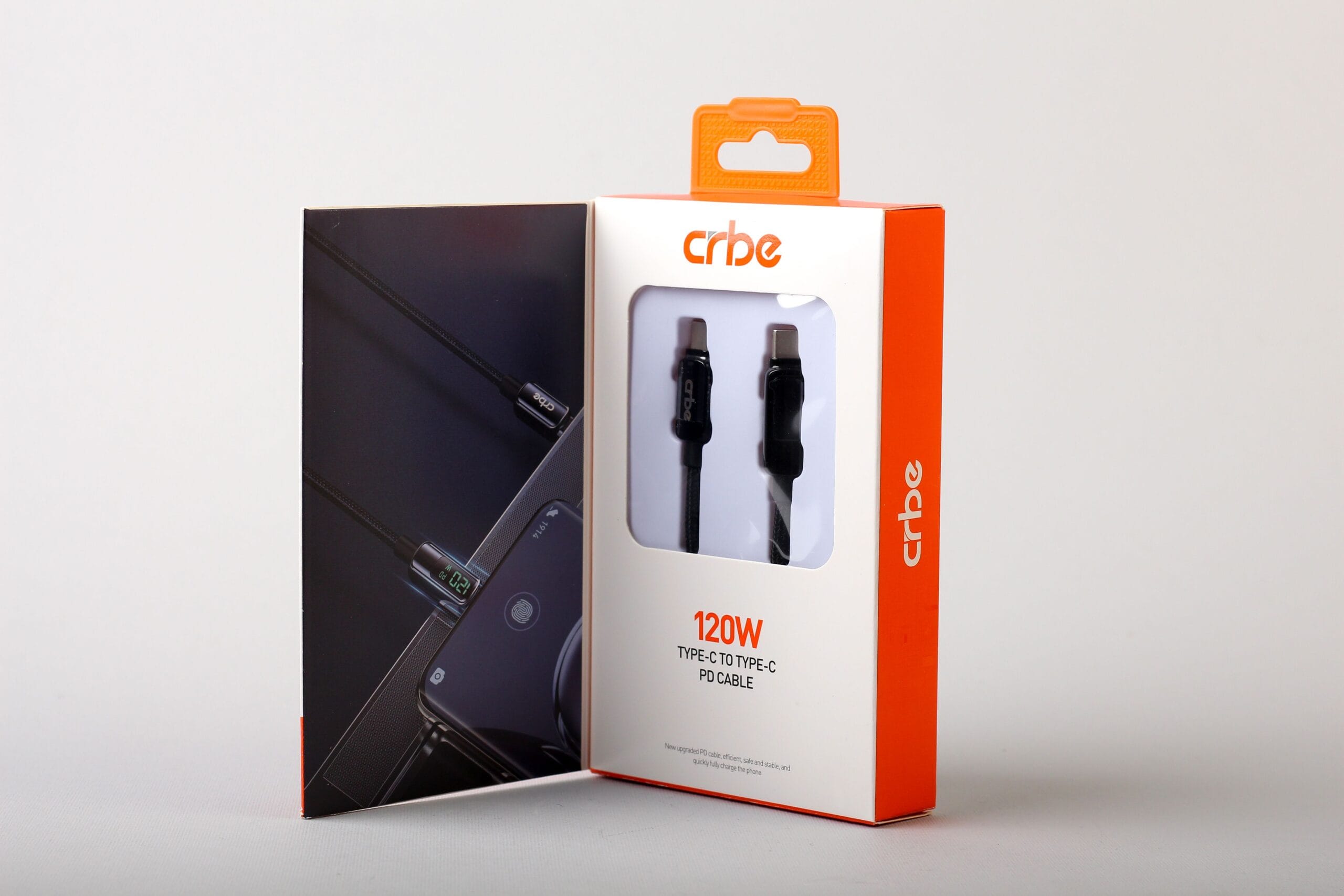 8e3e795f-06c0-4800-82cc-0238a6509930 کابل USB-C کربی مدل BE-C105CC 120W طول 1.2 متر مشکی - Image 1