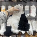 جوراب مچی لبه توری