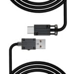 کابل تبدیل USB به microUSB کلومن مدل KD-20 طول 1 متر خاکستری