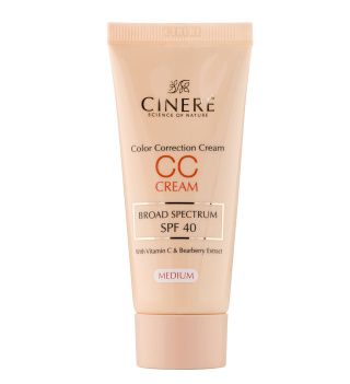 سی سی کرم سینره SPF 40 حجم 40 میلی لیتر - رنگ متوسط