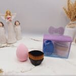 پک 2 تایی پد تخم مرغی و براش کرم پودر کد 0125