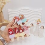 پک رژ مایع 6تایی طرح بستنی برند YEAHKiSS کد 8006