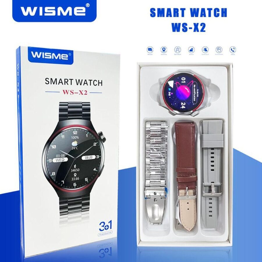 ساعت هوشمند صفحه گرد مدل WS-X2 - Image 1