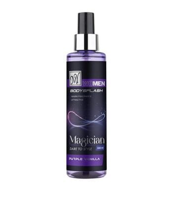 unisex magician purple vanilla body splash