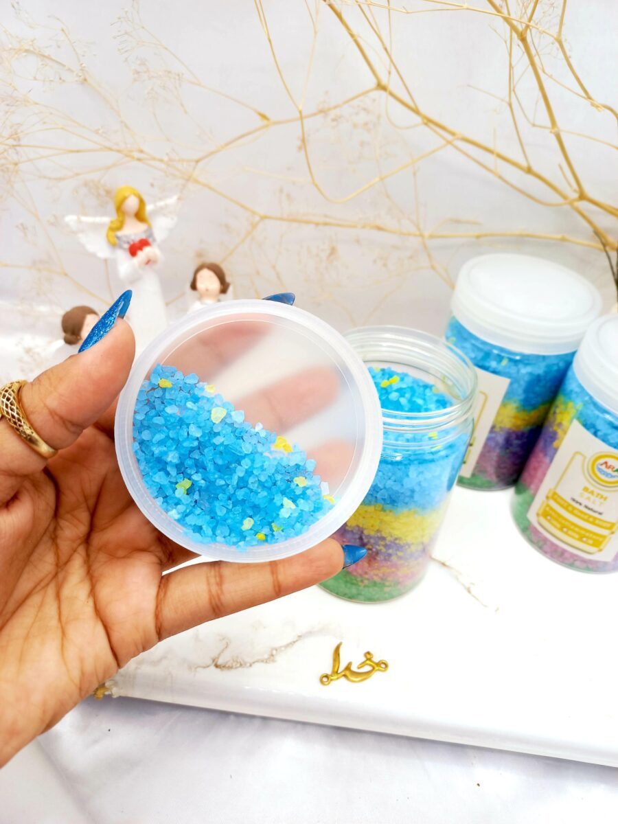 خرید نمک حمام و اسپا رنگی استوانه ای 500 گرم ARA - تصویر 1