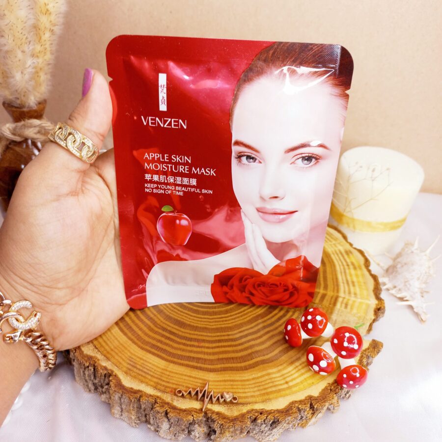 ماسک ورقه ای عصاره سیب ونزن VENZEN کد 22535 | پخش عمده - Image 1