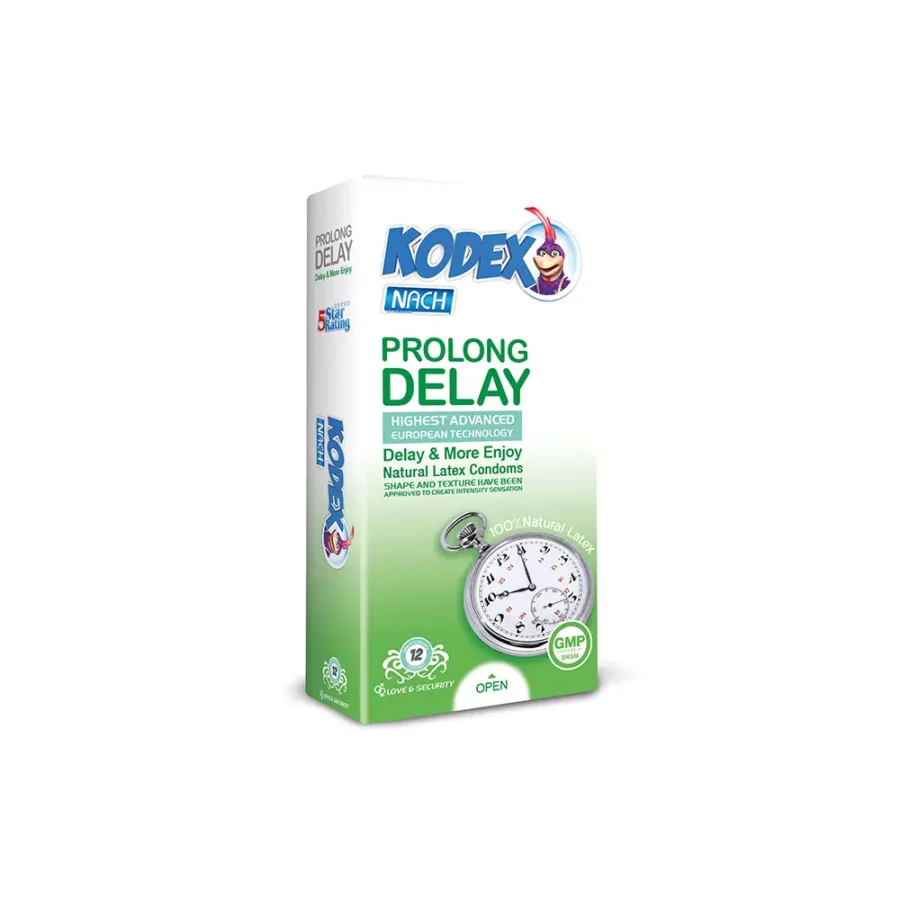 کاندوم کدکس مدل Prolong Delay بسته 12 عددی - Image 1