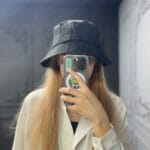کلاه باکت مشکی ساده