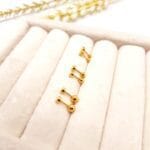 گل گوش استیل کروی طلایی