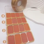 پالت رژ گونه 4 تایی برند دی سل کد 22170