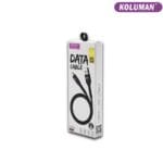 کابل تبدیل USB به USB-C کلومن مدل kd-42 طول 1 متر مشکی 7 روز تضمین بازگشت کالا