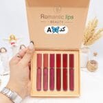 باکس رژ مایع اورجینال برند ROMANTIC LIP کد GR1130