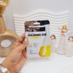 ماسک ورقه ای آبرسان و روشن کننده هیالورونیک ویتامین سی 5X با جذب سریع برند بیوآکوا کد 2323