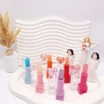 بالم لب شاین دار پوکه قلبی شیشه ای برند آرت اسکین کد 971127