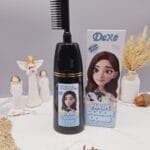 شانه رنگ مو قهوه‌ای تیره برند دکسی Dexe کد 4849