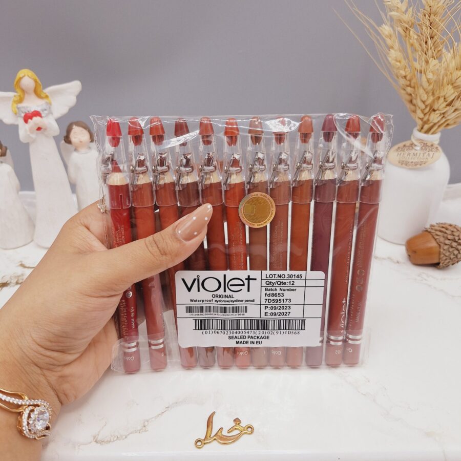 رژ مدادی تراش دار اصلی برند ویولت Violet کد 30145