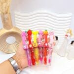 برق لب رنگی طرح خودکاری مدل میوه ای برند Barin کد 1019